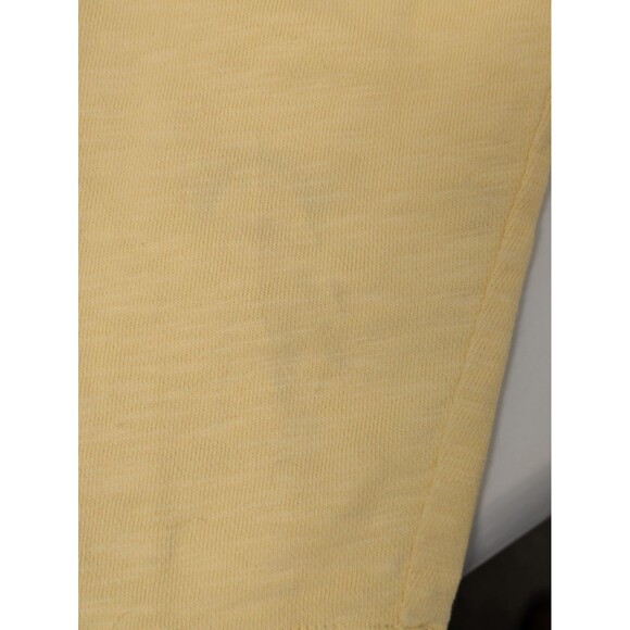 Orvis Butter Yellow 1/4 Zip Pullover 100% Cotton Sweater sz M Casual Preppy - Picture 8 of 10
